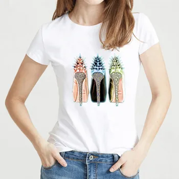 2020 Noua Moda Grafic De Imprimare Tricouri Femei Vogue Tricouri Casual Mâneci Scurte Topuri Teuri Feamle Îmbrăcăminte