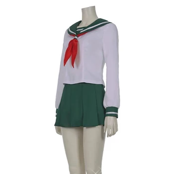 Anime Inuyasha Higurashi Kagome Cosplay Uniformă Școlară Halloween Femei Cospaly Fete Costum De Marinar Costume Personalizate Dimensiune