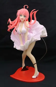 23cm A IUBI RU Întuneric Lala Satalin Deviluke Moale piept Sexy Acțiune Papusa Anime Figura Cifrele de Acțiune de Colectare Model de Cadou Jucărie