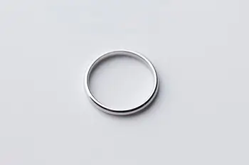 Moda plin de grație Argint 925 Bijuterii Fine Subțire de mai Sus Ciolan Midi Ring 2mm Lățime de Bandă GTLJ1257