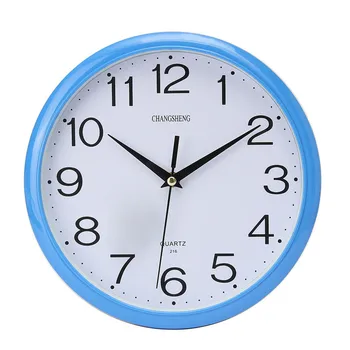 Modern de 10 Inch Ceas de Perete pentru Camera de zi Cuarț Tăcut Baterie Rotundă, Ceasuri de Origine Precisă Moda Ceas de Perete Office Home Decor
