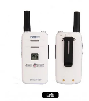 2 BUC Noi Mini TDXONE TD-Q7 Walkie Talkie 5W 16CH UHF400-480MHz Handheld Convenabil 7 Culori Potrivite pentru Baofeng Uv-5r UV82UV-82