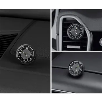 Masina Ceas Ornamente Guri de ventilație de Evacuare Clip autocolant Logo-ul Pentru Peugeot 2008 3008 208 206 207 307 508 4008 Accesorii