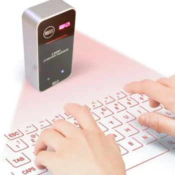 Portabil Bluetooth Virtual Keyboard cu Laser Proiector Wireless Tastatura Cu Mouse funcție Pentru iphone, Tabletă, Calculator, Telefon