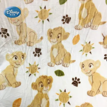 Disney Simba Regele Leu Nala Flanel Pătură Arunca pentru Copii Fete Băieți Couverture Ro Micro Peluche 30x40incehs cadouri