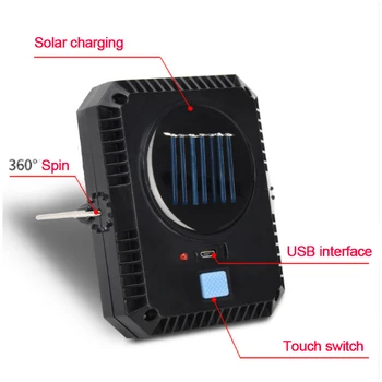 LED Camping Lumină în aer liber Cort Felinar Solar de Baterie Built-in Lampă USB Portabil Reîncărcabilă Lampă de Agățat