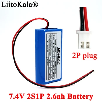 Liitokala 7.4 V 18650 Litiu Acumulator 2S 2.6 ah Pescuit LED Difuzor Bluetooth 8.4 V Urgență DIY baterii cu PCB