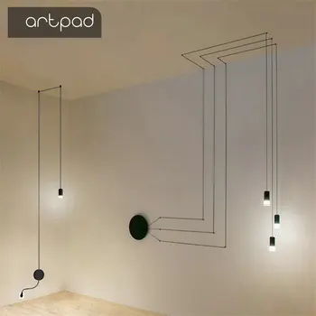 Industriale Fier de Artă DIY Multipunct Pandantiv Lampă cu 5W Bec G9 LED Living Bar Decorative de Iluminat Suspendate