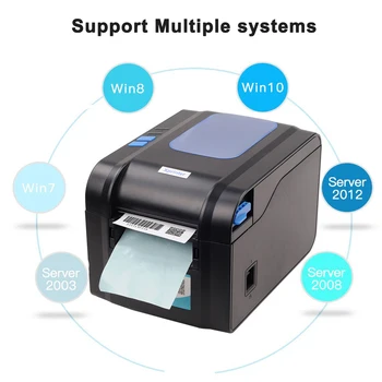 Xprinter 80mm imprimantă de etichete termice Etichete Imprimanta XP-370B 20mm-80mm Autocolant Printer Imprimantă Bluetooth