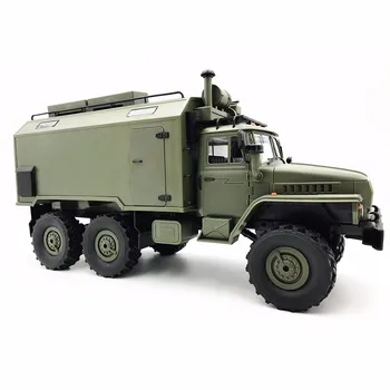 Wpl B36 Ural 1/16 2.4 G 6Wd Camion Rc Rock Crawler Comanda Vehicul de Comunicare Rtr Jucărie Auto Camioane militare