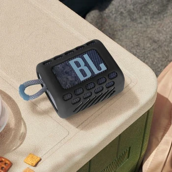 Colorate antipraf cu Protectie Silicon Piele Caz Acoperire Coajă cu Carabină pentru JBL GO 3 Go3 Difuzor Bluetooth Accesorii