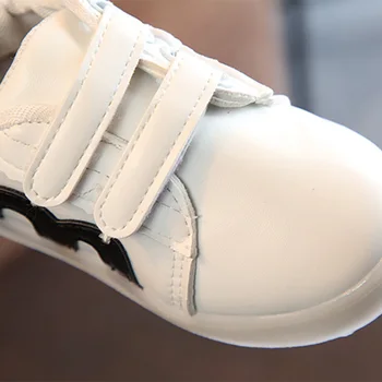 LED Copii Pantofi Fete Baieti Iluminat Pantofi Sport Antialunecare Fund Moale Copii Adidas Casual Plat Adidasi