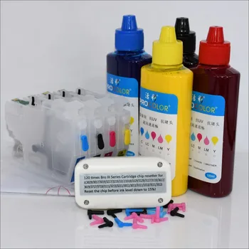 LC3313 LC3311 Pigment Colorant cerneala Refill kit inkjet cartuș pentru Brother DCP-J772DW MFC-J491DW MFC-J890DW Printer ARC chip Resetat