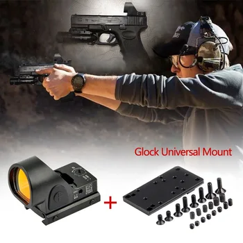 Mini RMR SRO Red Dot Vedere domeniul de Aplicare 2.5 moa Vedere Airsoft Vanatoare Vedere Reflex cu Universal Glock Muntele Colimator Glock / Rifle