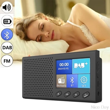 Receptor portabil DAB Radio FM, Bluetooth 4.2 Player de Muzică Stereo de 3,5 mm Ieșire S14 20 Dropship