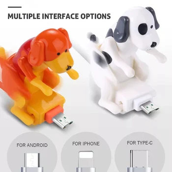 Câine fără stăpân Cablu de Încărcare Potrivit Pentru Diverse Modele De Telefoane Mobile de Tip C Portabil UY8