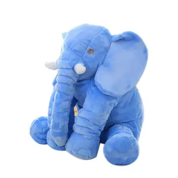 Elefant Papusa Jucarie Elefant Drăguț Perna Confort Copil Jucărie Moale Jucărie De Pluș Cadou De Ziua De Siguranță Și Securitate