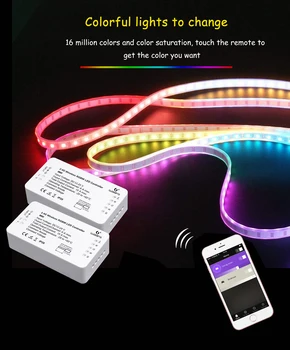 DC12-24V ZIGBEE RGBW Led-uri Controler ZLL telefon inteligent APP Amazon alexa control vocal Pentru Colorat RGBW LED Strip Lumină Panglică Bandă