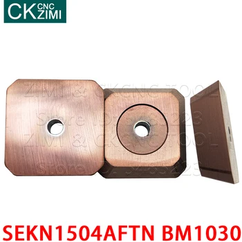 SEKN1504AFTN SEKN 1504 AFTN BM1030 insertii carbură de frezat insertii Unelte CNC Indexabile de Cotitură Insertii de Instrumente pentru oțel inoxidabil