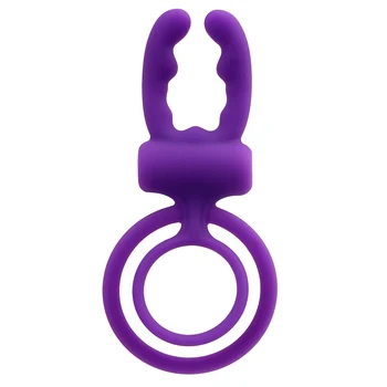 OLO Inel Penis Vibrator Inel de Limba Lins Penis Inel Penis Vibrator Stimulator Clitoris Dublă Plăcere Jucarii Sexuale pentru Bărbați
