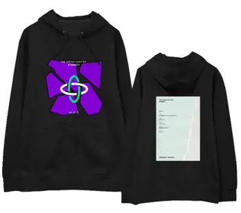 Kpop txt nou album eternitate același imprimare pulover hoodies moda unisex/lana subtire pierde tricoul 2 culori