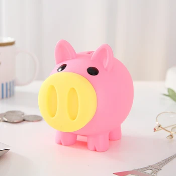 2020New Monede Cutie de Depozitare Cu Sunet de Desene animate de Porc în Formă de Bani Banca Jucarii pentru Copii Cadou de Ziua Decor Acasă Bani de Economisire Cutii