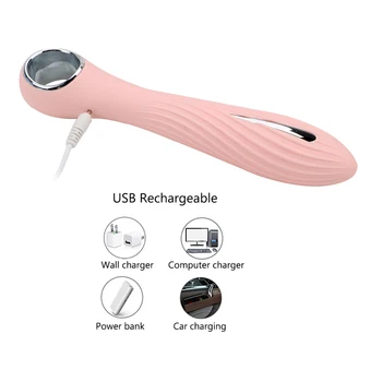 IKOKY G-Spot Șoc Electric vibrator Stimulator Clitoris sex Feminin Masturbator Șoc Electric Pulse Dildo Vibrator 12 Frecvență