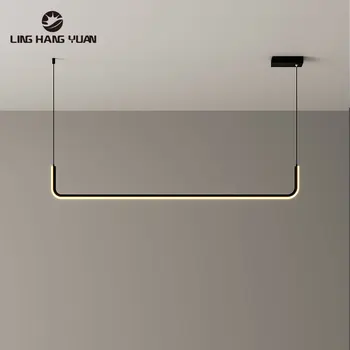 L120cm LED Lustre pentru Dormitor, Sufragerie, Bucătărie, sufragerie Decor Agățat de Iluminat Lustre Acasă Candelabru de Iluminat Interior