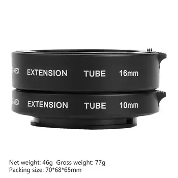 Auto Focus Macro Extensie Tub Set 10mm 16mm pentru Sony NEX E Monta Lentilele Camerei Converter Professional Accesorii
