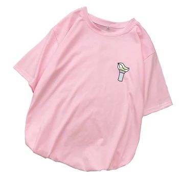 Femei Plus Dimensiune T Shirt Doamnelor coreean Kpop GOT7 Tricou Maneca Scurta Casual de Vara Streetwear Harajuku Tumblr Topuri Camiseta Mujer