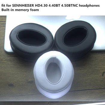Piele de oaie de Înlocuire tampoane pentru Urechi pentru SENNHEISER HD4.30 4.40 BT 4.50 BTNC căști Built-in Memorie de Perne Spuma pentru Urechi de Înaltă Calitate