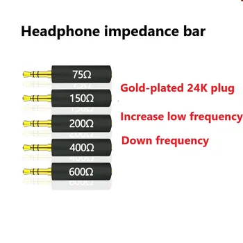 75 150 200 400 600 HiFi Impedanță Bar Telefon Mobil Impedanta Bar Setul Cu Cască De Telefon Jucător De Reducere A Zgomotului Adaptor