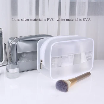 ETya Transparent Sac de Cosmetice din PVC de Călătorie Organizator Geantă cu Fermoar Clar rezistent la apa pentru Femei Machiaj Sac articole de Toaletă Baie de Spălare Husă de Depozitare