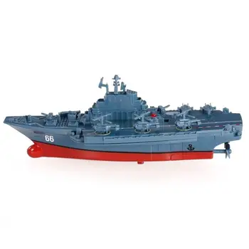 LeadingStar 2.4 G Control de la Distanță Militare nave de Război Model de Jucarii Electrice Impermeabile Mini Portavion Cadou pentru Copii