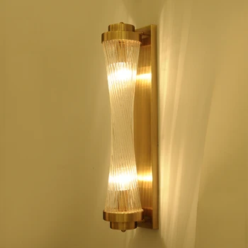 Lumină moderne de lux lampa de perete Nordic contractat camera de fundal de perete coridor balcon scara dormitor patul de cristal