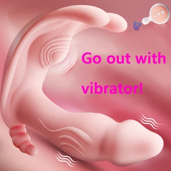 Control de la distanță Penetrare Penis artificial Vibratoare de Chilotei pentru Femei Clitorisul Stimulator Adult Mașină de Sex Feminin Masturbator Vagin Toy