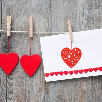 500pcs/rola Ziua Îndrăgostiților Inima Autocolante în Formă de Inimă, Dragoste Autocolante Etichete pentru Petrecerea de Nunta Accesorii Favoarea Ambalare Autocolant