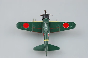 Trompetistul 1:72-al doilea Război Mondial Marinei Japoneze Zero fighter A6M 36352 produs finit model