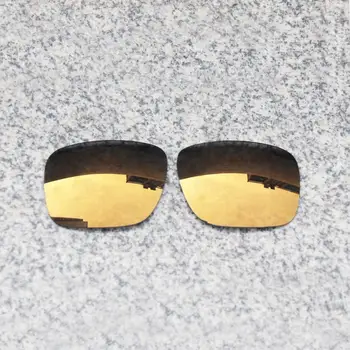 En-gros E. O. S Polarizate Îmbunătățită Lentile de Înlocuire pentru Oakley Holbrook ochelari de Soare - Bronz Aur Polarizati Oglinda