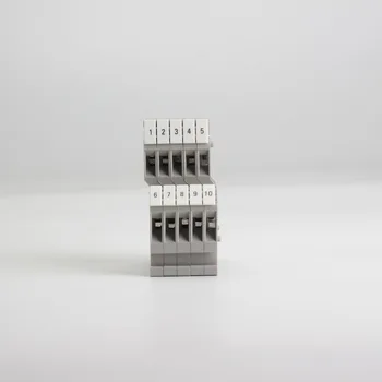 10buc / cutie UKk3 șină DIN clasa universal PCB Terminal blocks dublu-punte Top 1