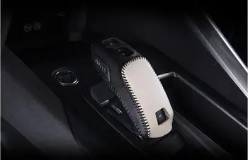Piele Butonul de Schimbare a Acoperi Caz de Viteze Shift Knob Coajă se Potrivesc Pentru GT 2016-2019 Peugeot 3008