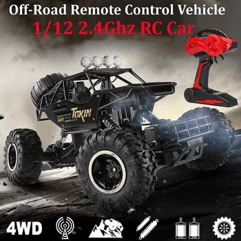 1:12 4WD Masina RC Actualizat Versiunea 2.4 G Control Radio Jucării Masina Off-Road de Control de la Distanță Camioane baieti Jucarii pentru Copii
