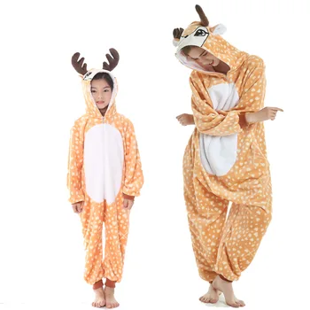 Familie De Potrivire Haine De Desene Animate De Animale-O Singură Bucată Cu Gluga Femeie Unicorn Kigurumi Pijama Adult Kigurumi Pijama Pijama Adult