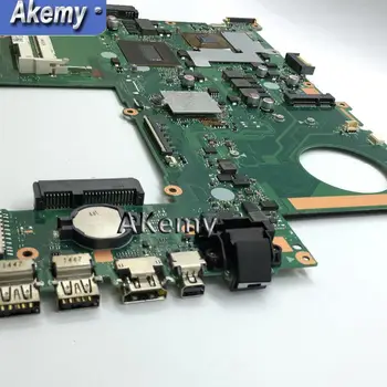 AK N751JX placa de baza Pentru Laptop Asus N751JX N751J N751 Test original, placa de baza I7-4710HQ GTX850M-4G LVDS/EDP