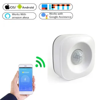 WIFI Senzor de Miscare PIR Wireless Smart Home Security Tuya de Viață Inteligentă APP de Control Pasiv Infraroșu Detector de Alarmă Alarmă Antifurt