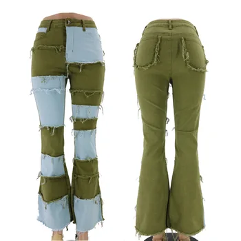 Toamna Iarna Femei Blugi vintage Trendy Gashion Cusaturi cu Talie Înaltă Strâns Hip Corn Sexy Jeans Pentru Femei Pantaloni din Denim 2020
