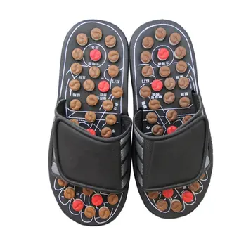 Nou Masaj Pantofi Barbati Vara Papuci de casă Acupoint de asistență Medicală Papuci de Sănătate Rotație Accupressure Picior Papuci pentru Barbati Femei Solide