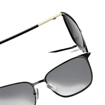 Polarizat ochelari de Soare pentru Sport în aer liber Conducere Polaroid ochelari de Soare Barbati Pătrat Cadru Metalic Ochelari de Soare Gafas De Sol