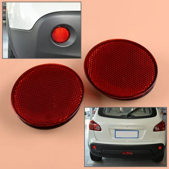 DWCX 2 buc Mașină Roșie Stânga și Dreapta Bara Spate Reflectoare Rotunde se Potrivesc pentru Nissan QASHQAI 2007 2008 2009 2010 2011 2012 2013