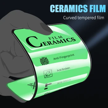 Moale Plin de Lipici Film Ecran pentru Samsung galaxy Nota 10 Plus PET Ceramica Caz de Protecție din Sticlă S10 Plus Nota 8 9 S8 S9 S8+ S9+